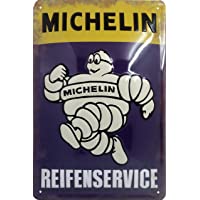 Los mejores  - Michelin - Cartel de chapa (20 x 30 cm)- diseño de hombre